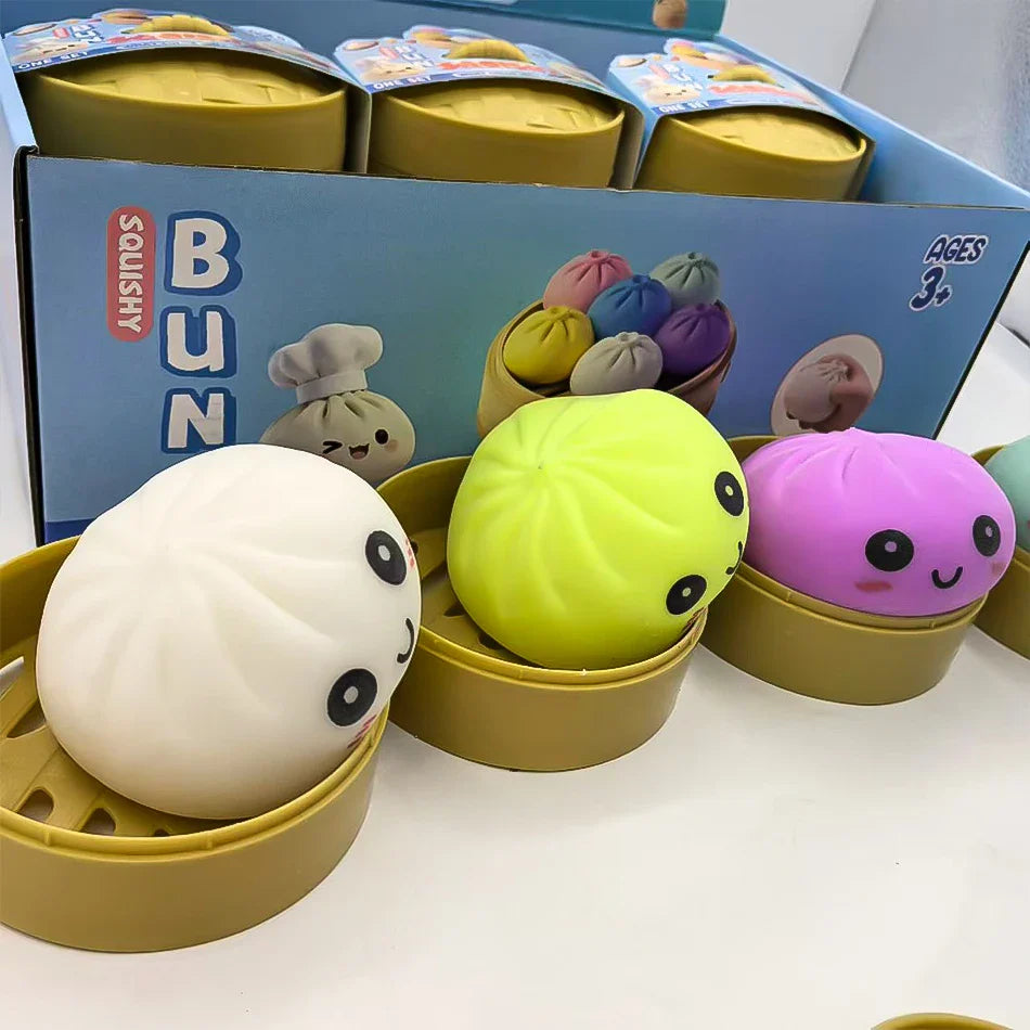 Colorful Squishy Dumpling Toy