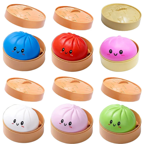 Colorful Squishy Dumpling Toy