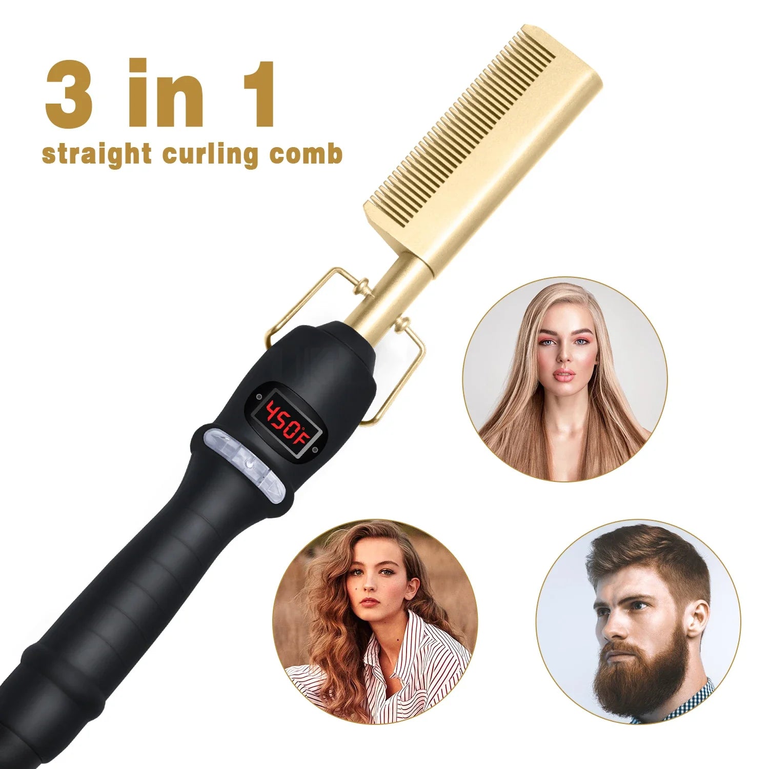 Magic Glide Hot Comb