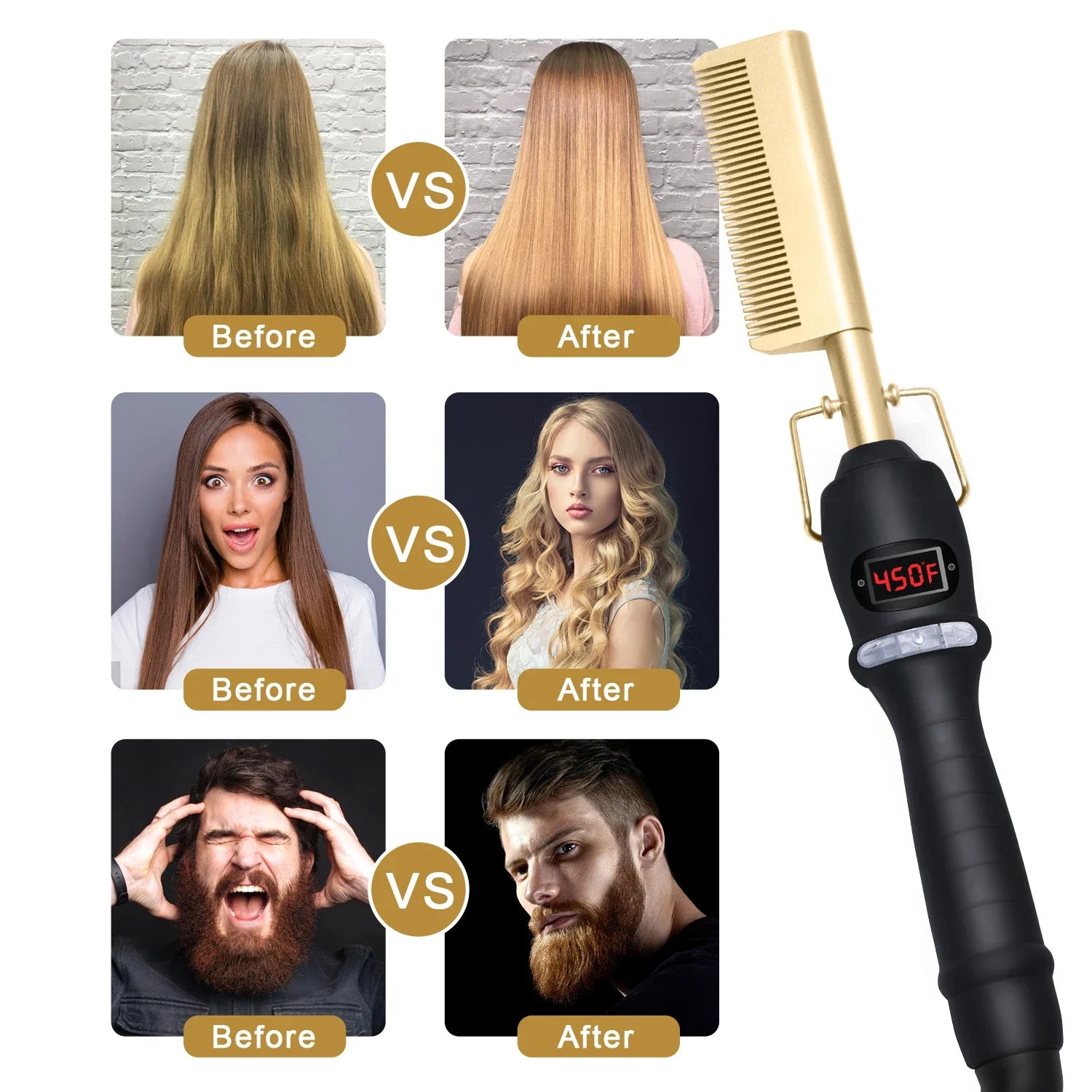 Magic Glide Hot Comb