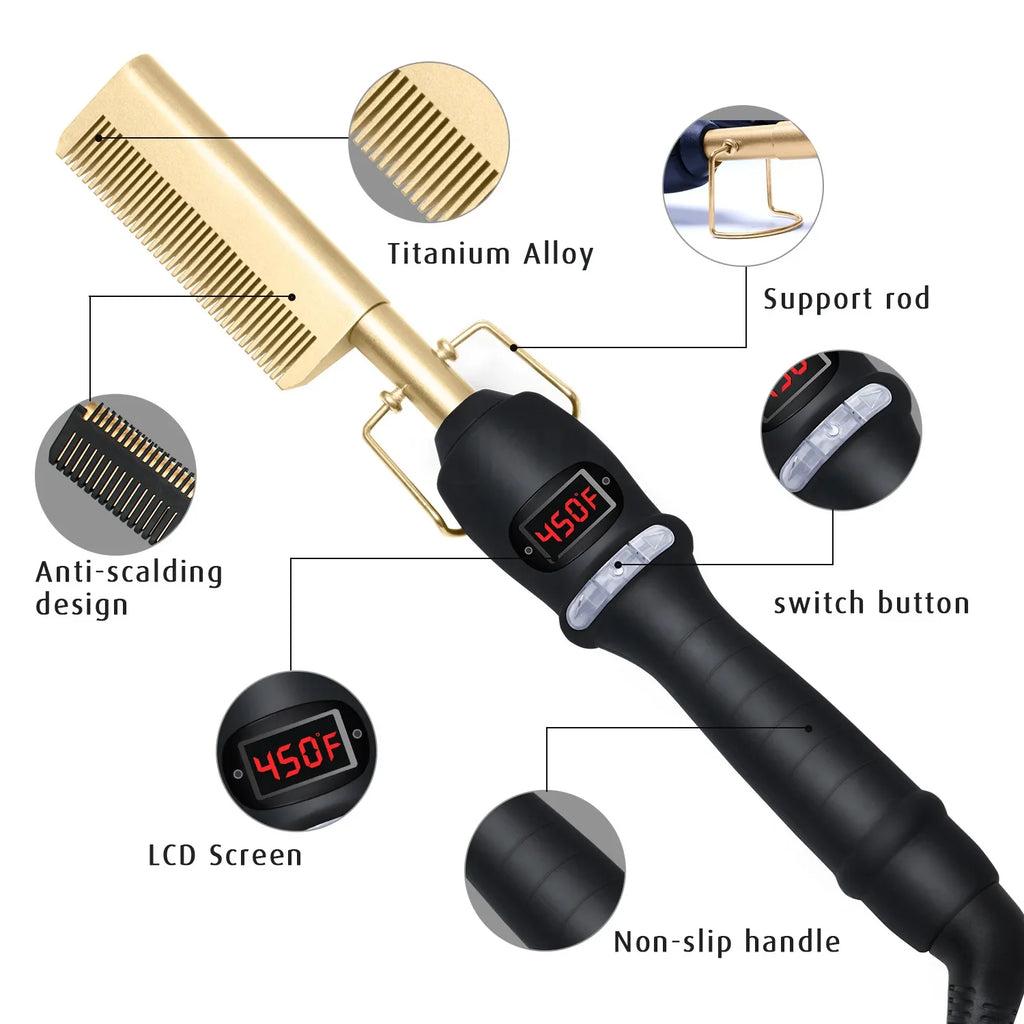 Magic Glide Hot Comb